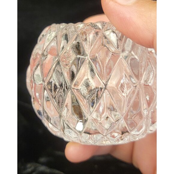 Vintage PartyLite Rockport Crystal Votive Candle Holders, set of 2 - Picture 12 of 16